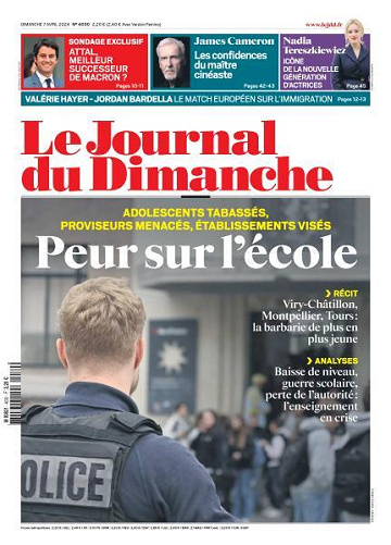 Le Journal du Dimanche du 07 Avril FRENCH PDF 2024